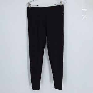 Cozy Black Large Fleece Leggings